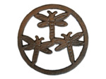 Dessous de plat fonte libellule 18cm