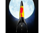 Lampe à lave fusée Telstar Rocket noire