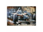 Tableau metal - Formule 1 Monaco - vintage