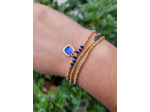 BRACELET MULTIRANGS SAND PLUM