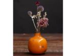 Vase céramique orange 9x9x10cm