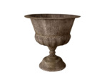 Vase vintage fer marron 59x59x57cm