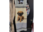 Tablier japonais chien beige
