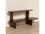 Console Étagère Polanco en Bois de Manguier à 2 Niveaux 141x65x48cm