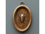 Cadre scarabée cuivré C 13x20cm