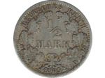 ALLEMAGNE 1/2 MARK 1905 J TB+