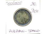 SLOVENIE 2011 2 EURO COMMEMORATIVE  ROZMAN-STANE SUP-