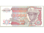 ZAIRE 2000 ZAIRES 01-10-1991 SERIE A SPL