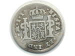 MEXIQUE 1/2 REAL FERDINAND VII 1816 JJ B+(W74)