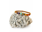 Bracelet 7 Chakras en pierres naturelles-Fait main