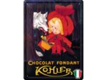 Plaque métal - Chocolat Kohler - 30x40 cm - Nostalgie.