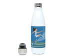 Gourde isotherme football féminin "Joueuse de football" - Personnalisable