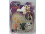 FIGURINE MINI PET PALS 2 FIGURINES CHIEN ET SINGE BOITE ABIMEE