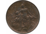 FRANCE 5 CENTIMES DUPUIS 1898 SUP/NC