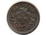 SUISSE 1 CENTIME 1918 B TTB+ (W3.2)