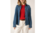 Chemise en jean Téa poche poitrine, à manches longues