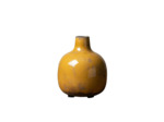 Vase Soliflore en Céramique Moutarde 13x11cm