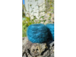 Pelote FLOCON (80% Kid mohair 20% soie) - Bleu paon