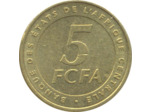 BANQUE DES ETATS DE L'AFRIQUE CENTRALE B.E.A.C. 5 FRANCS 2006 TTB+