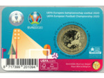 BELGIQUE 2021 2.50 EURO FOOT EURO 2020 VERSION FRANCAISE COINCARD