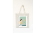 Tote bag ou sac Ping Pong "La pongiste de tennis de table"