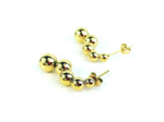 Boucles Pendantes Petites Grappes Or