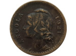 ANGOLA 20 CENTAVOS 1921 TB+ (W64) N1