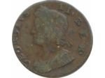 GRANDE BRETAGNE 1/2 PENNY GEORGES II 1734 N2 TB+