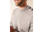 Pull marin uni Cancale 100% laine SAINT JAMES