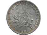 FRANCE 1 FRANC SEMEUSE 1898 SUP rayures