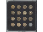SERIE DOREE 15 X 1 CENTIME D'EURO