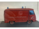 PEUGEOT J9 POMPIER FOURGON ELECTRO-VENTILATEUR 1/50 BOITE