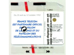 TELECARTE NSB 50 UNITE 06/92 EXPOSITION UNIVERSELLE DE SEVILLE 1992 F279