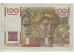 FRANCE 100 FRANCS JEUNE PAYSAN FILIGRANE INVERSE 6-8-1953 Y.556 TTB