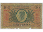 GUYANE 100 FRANCS CAISSE CENTRALE 1941 SERIE PU B+