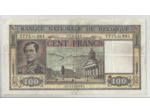BELGIQUE 100 FRANCS SERIE 7775G981 28 11 1949 TTB