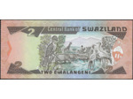 SWAZILAND 2 EMALANGENI Non daté (1987) Série A signature 4 NEUF (W13a)