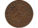LOUIS XIII (1610-1643) DOUBLE TOURNOIS 1643 A (Paris) TB