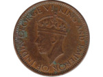 CEYLON 1 CENT 1945 TTB