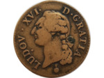 LOUIS XVI (1774-1792) 1 SOL 1791 AA (Metz) 2ème semestre TB+