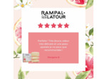 Savon miel pamplemousse orange 3x150g Rampal-Latour