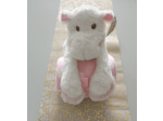 Peluche hippopotame avec plaid personnalisé