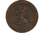 PAYS-BAS HOLLANDE 2 1/2 CENT 1886 TTB