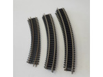 ROCO HO LOT DE 10 RAILS COURBES (3 tailles différentes)