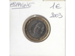 Espagne 2003 1 EURO SUP