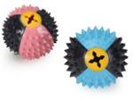 Balle bicolore en TPR pour chien - Ø7.3cm