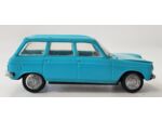 PEUGEOT 204 BREAK BLEU NOREV PLASTIQUE 1/43 SANS BOITE