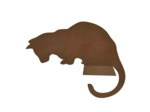 Silhouette déco chaton à poser 35x10x27cm