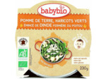 Haricot vert emince dinde assiette 230g Babybio - Mon p tit plat