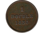 GUERNESEY 1 DOUBLE 1830 TTB